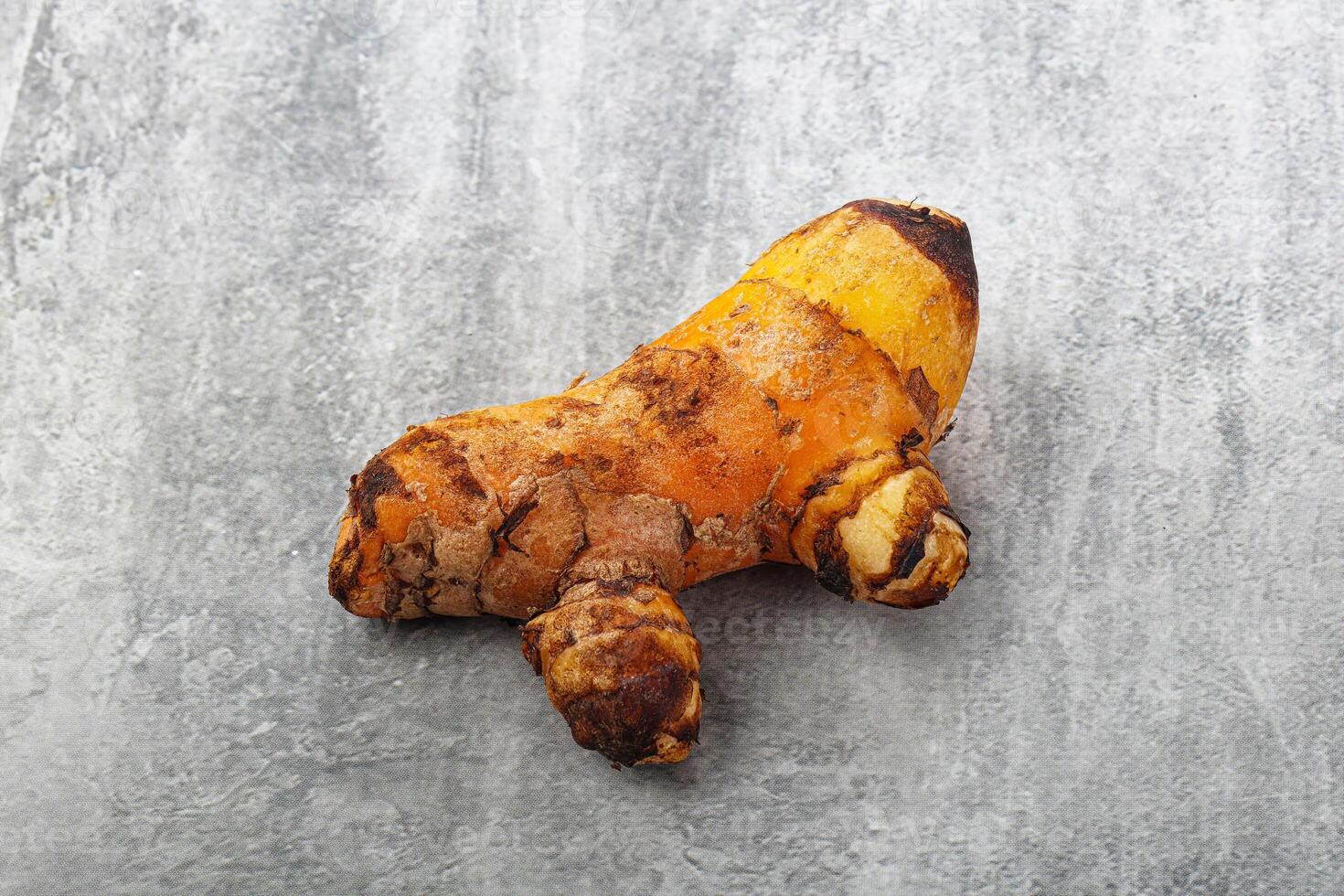 Fresh curcuma root for cooking photo