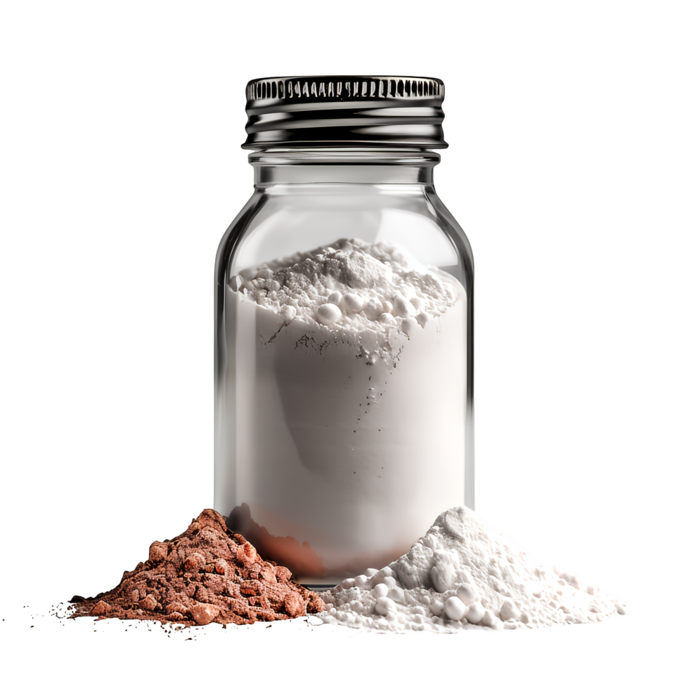 A jar of powder and a container of powder png