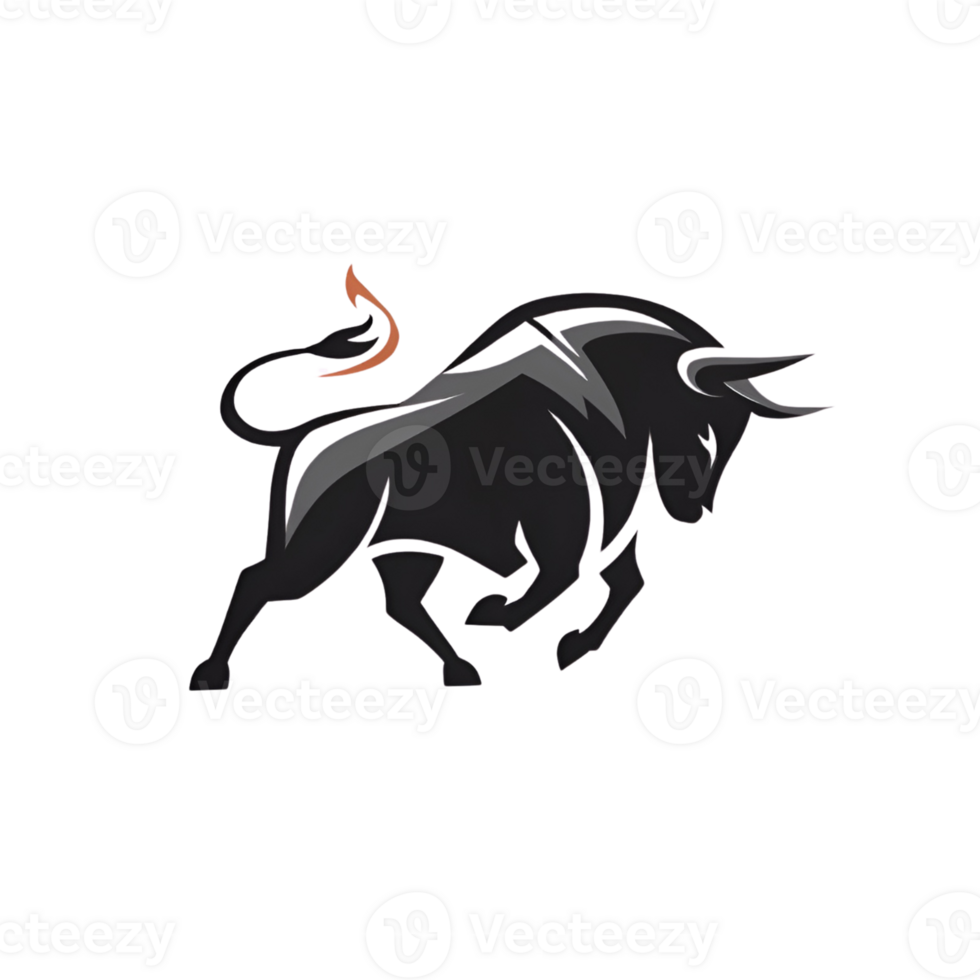 Collection of Simple Bull Logo Designs png