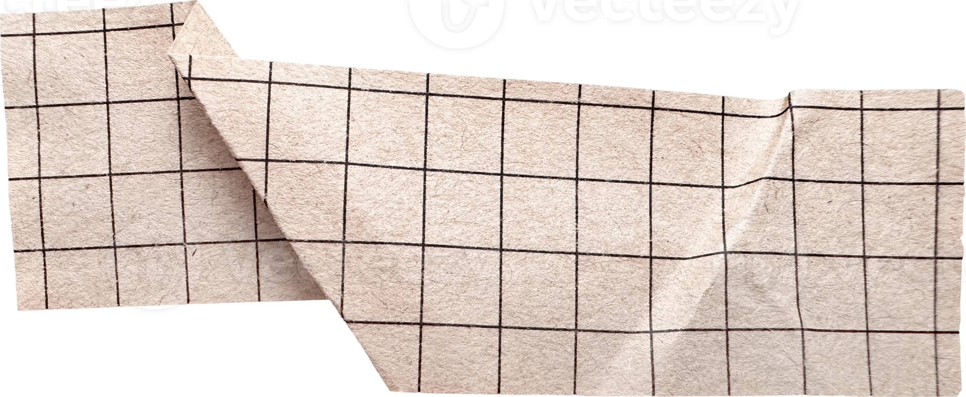 Beige Paper Ripped Masking Tape png