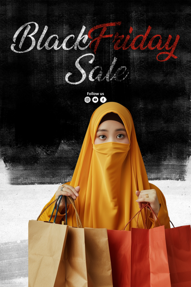 Black Friday Sale Discount Social Media Post Design Trendy And Stylish 2024 psd