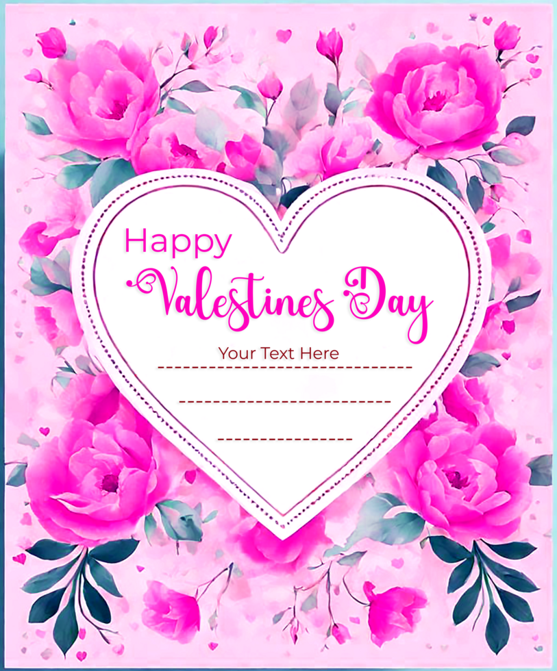 Endless Love, Endless Joy, Happy Valentines Day psd
