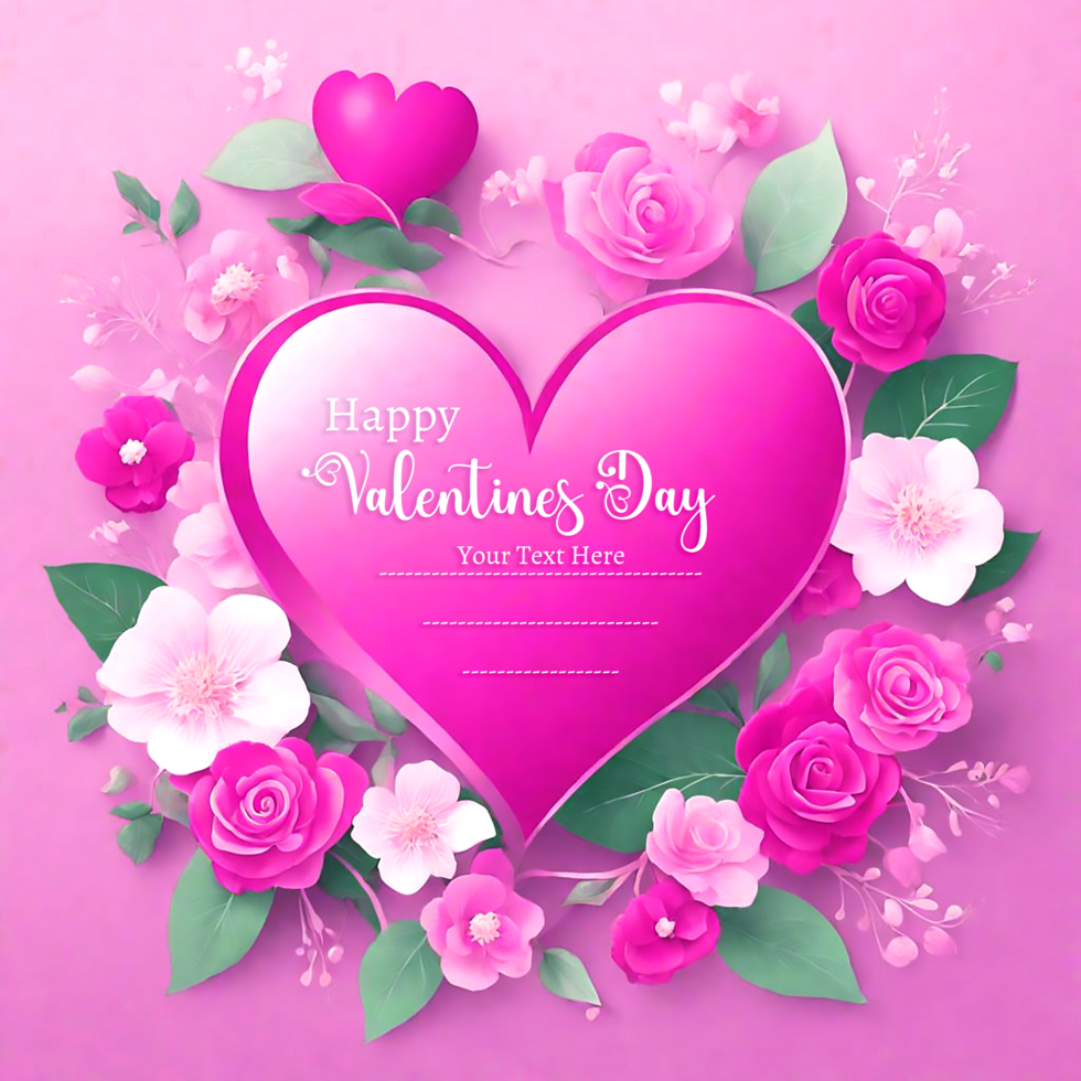 You Make Every Day Special, Happy Valentines Day psd