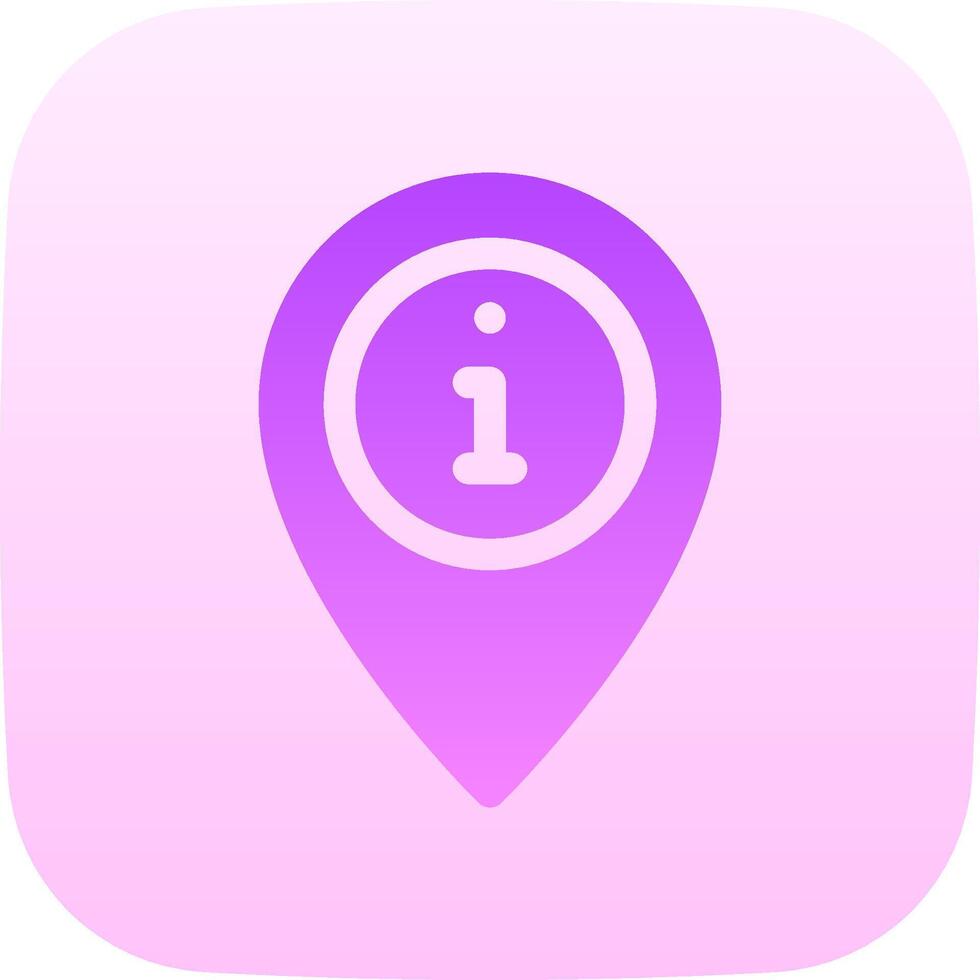 The location icon on an app vector