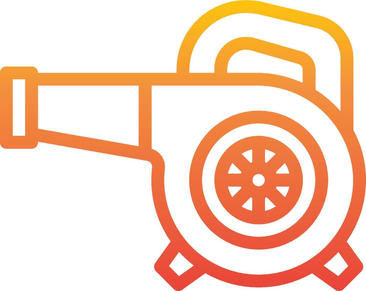 A blow dryer icon on a white background vector