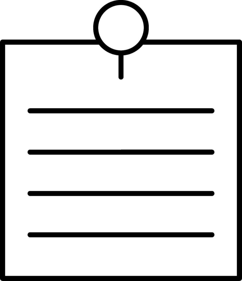 Clipboard icon with a line on it vector