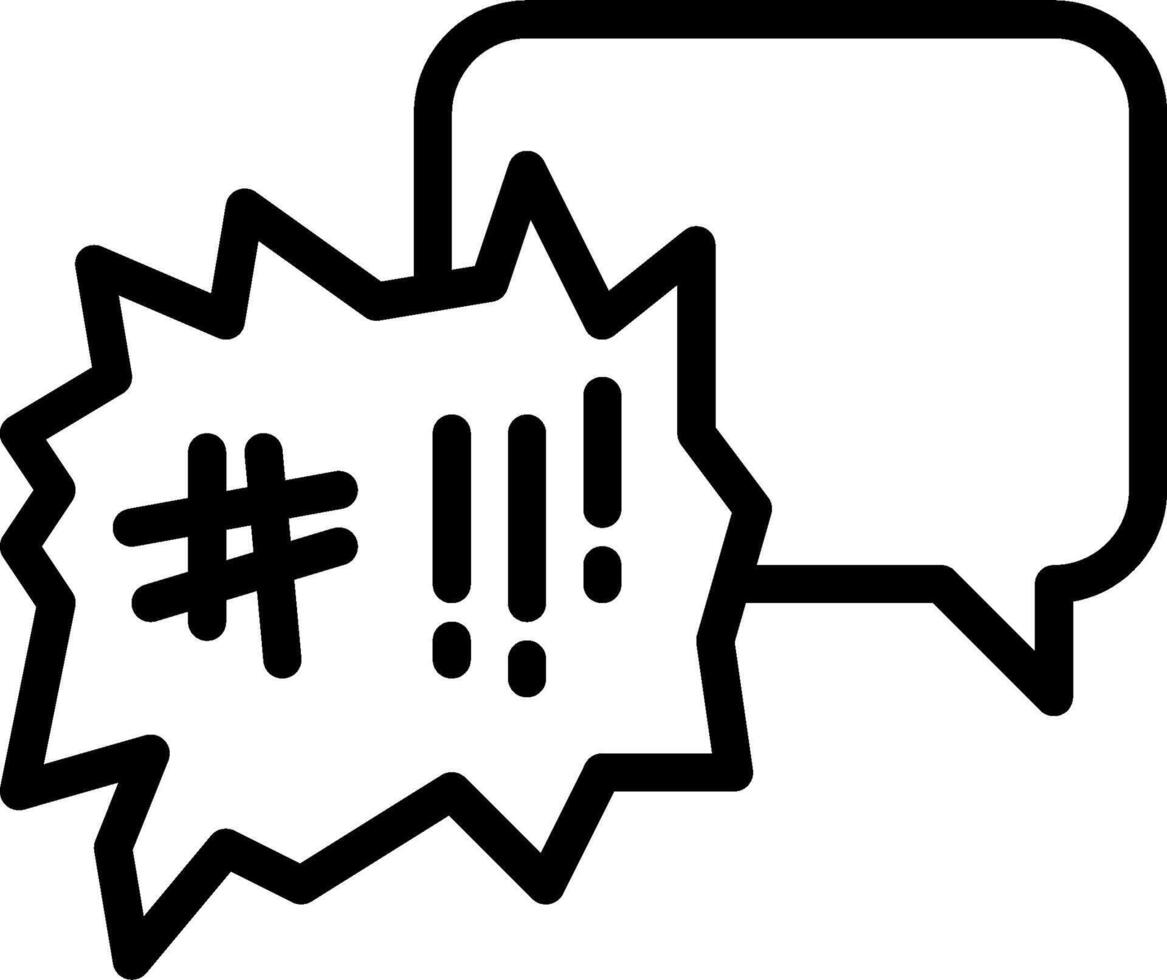 Speech bubble icon vector