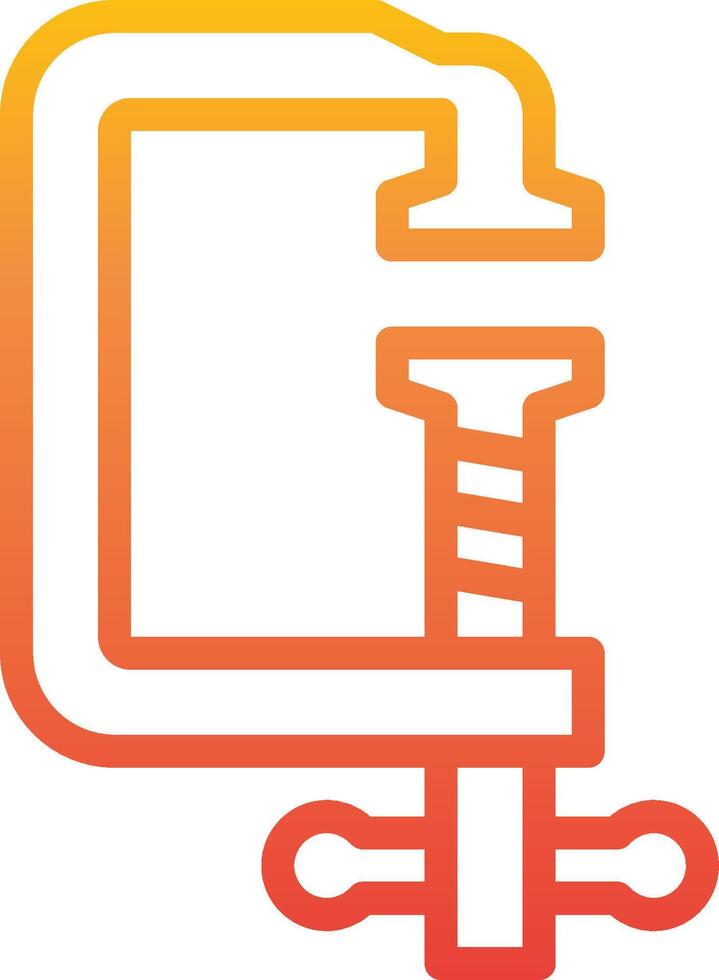 A logo with a wrench and a screw vector