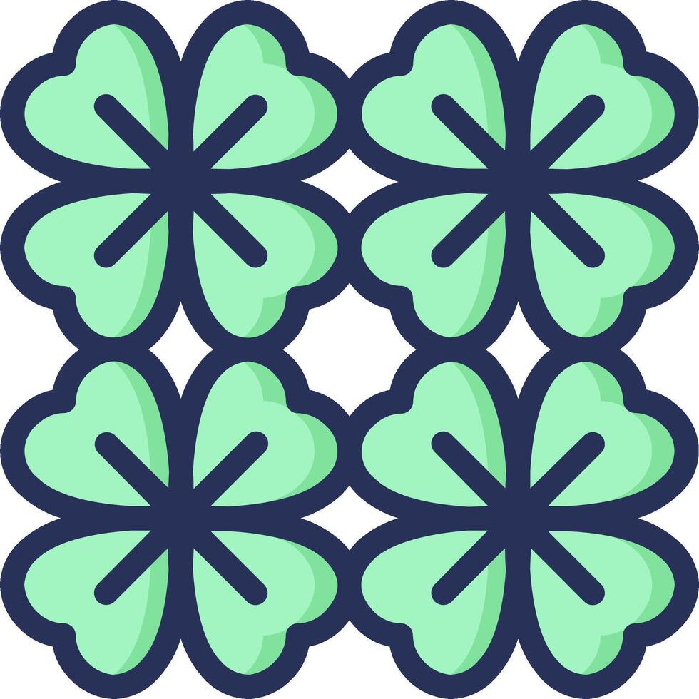 Four leaf clover icon illustration vector