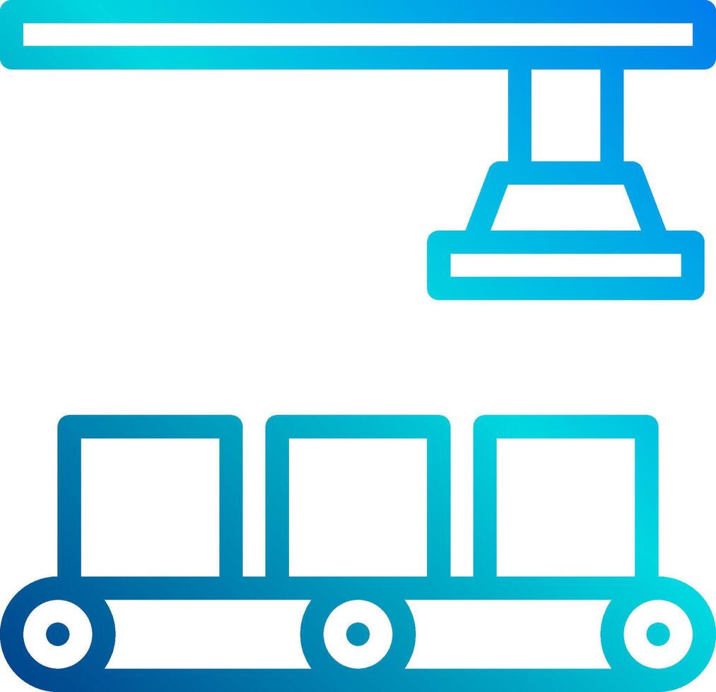 A blue and white icon of a train vector