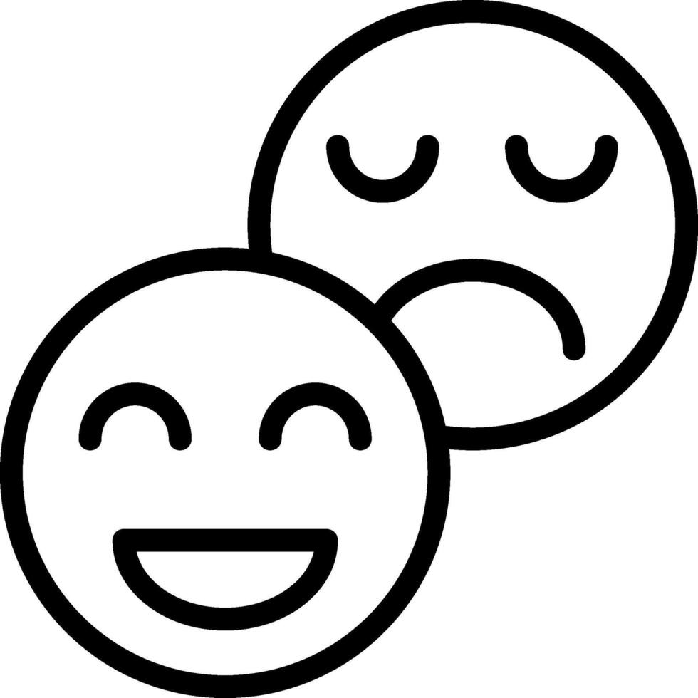 Emoticions smiley face icon vector