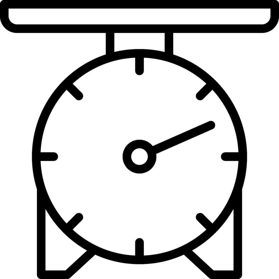 A black and white illustration of a scale vector