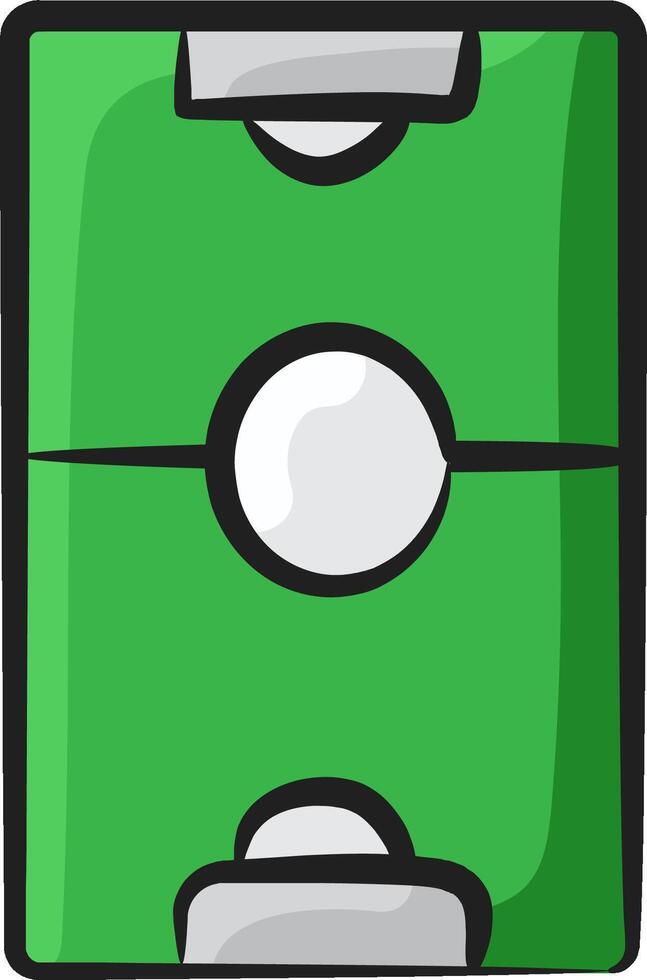 A soccer ball with a white ball in the middle vector
