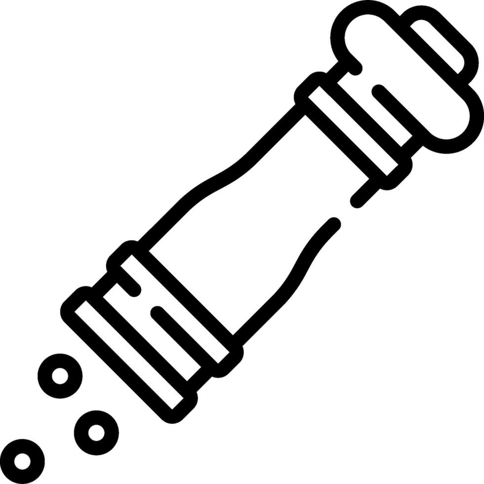 A salt shaker icon on a white background vector