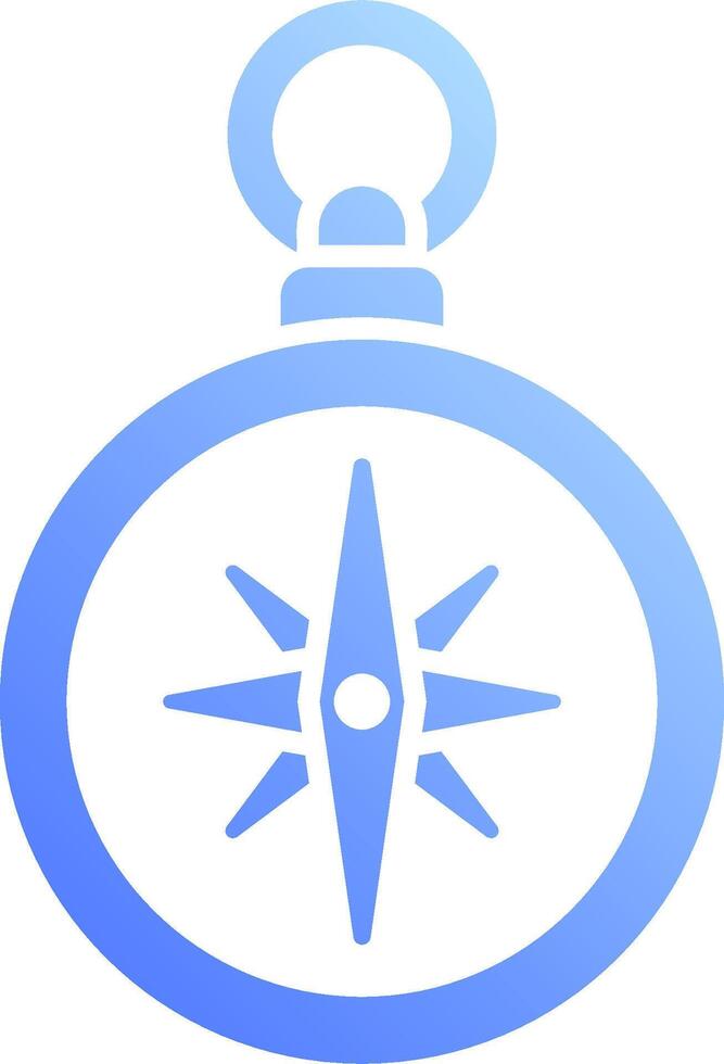 A compass icon on a white background vector