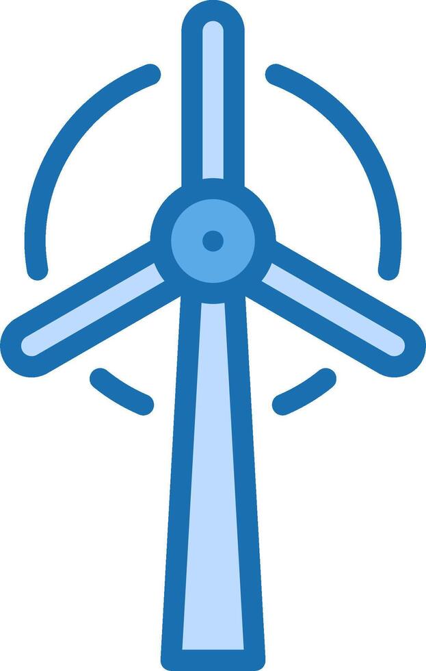 A wind turbine icon on a white background vector