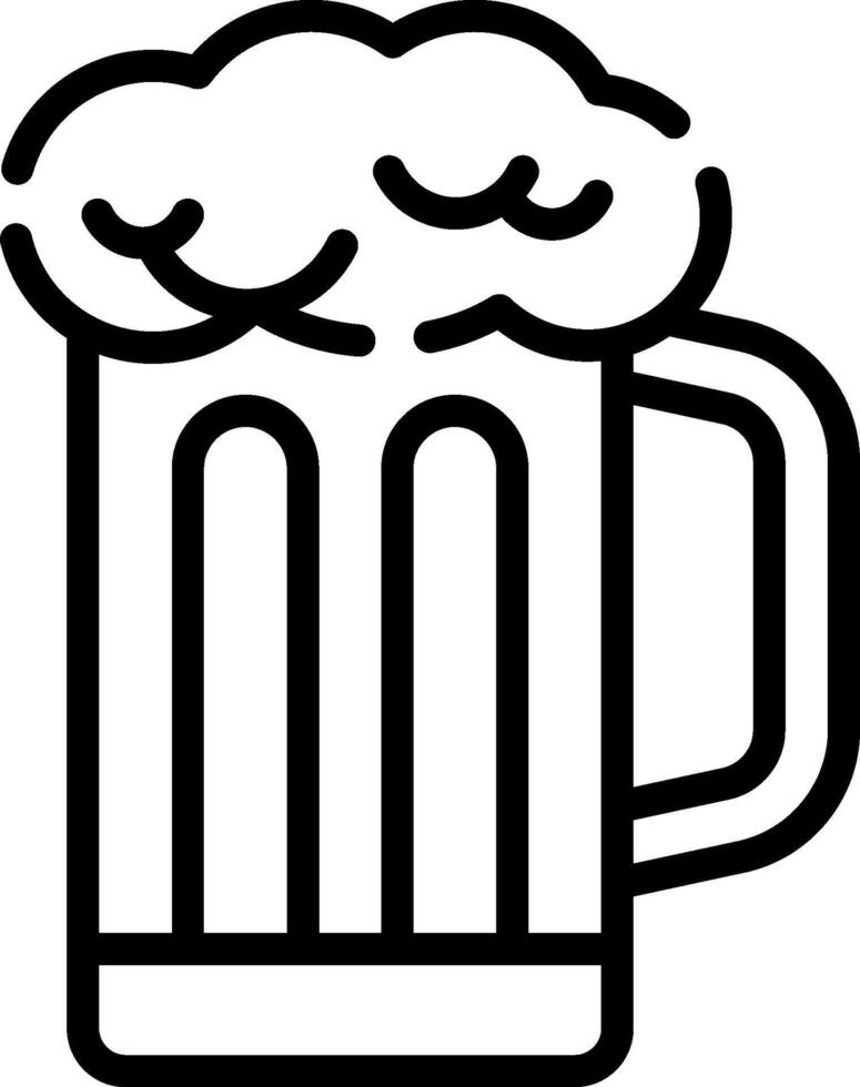 Beer mug icon vector