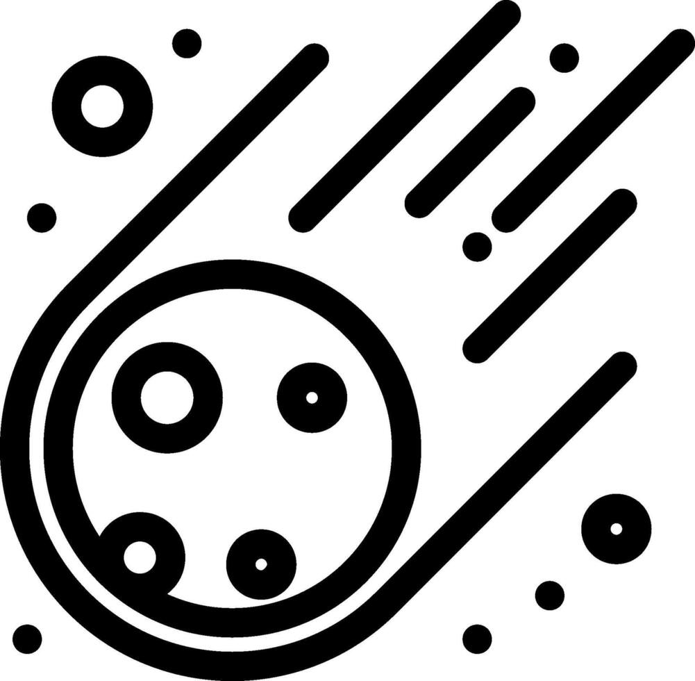 Space rocket icon vector