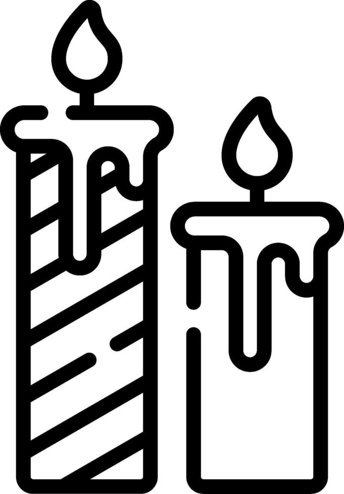 Candle illustration design vector