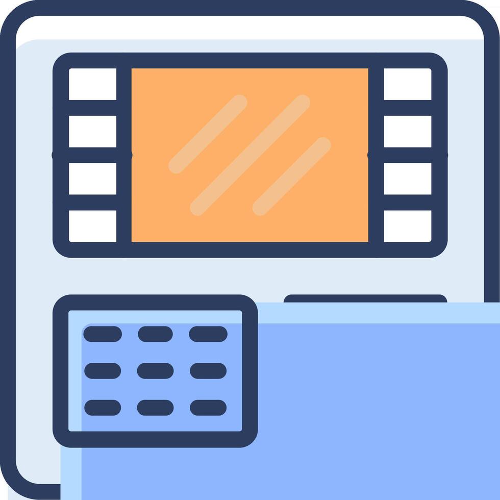 A recorder icon vector