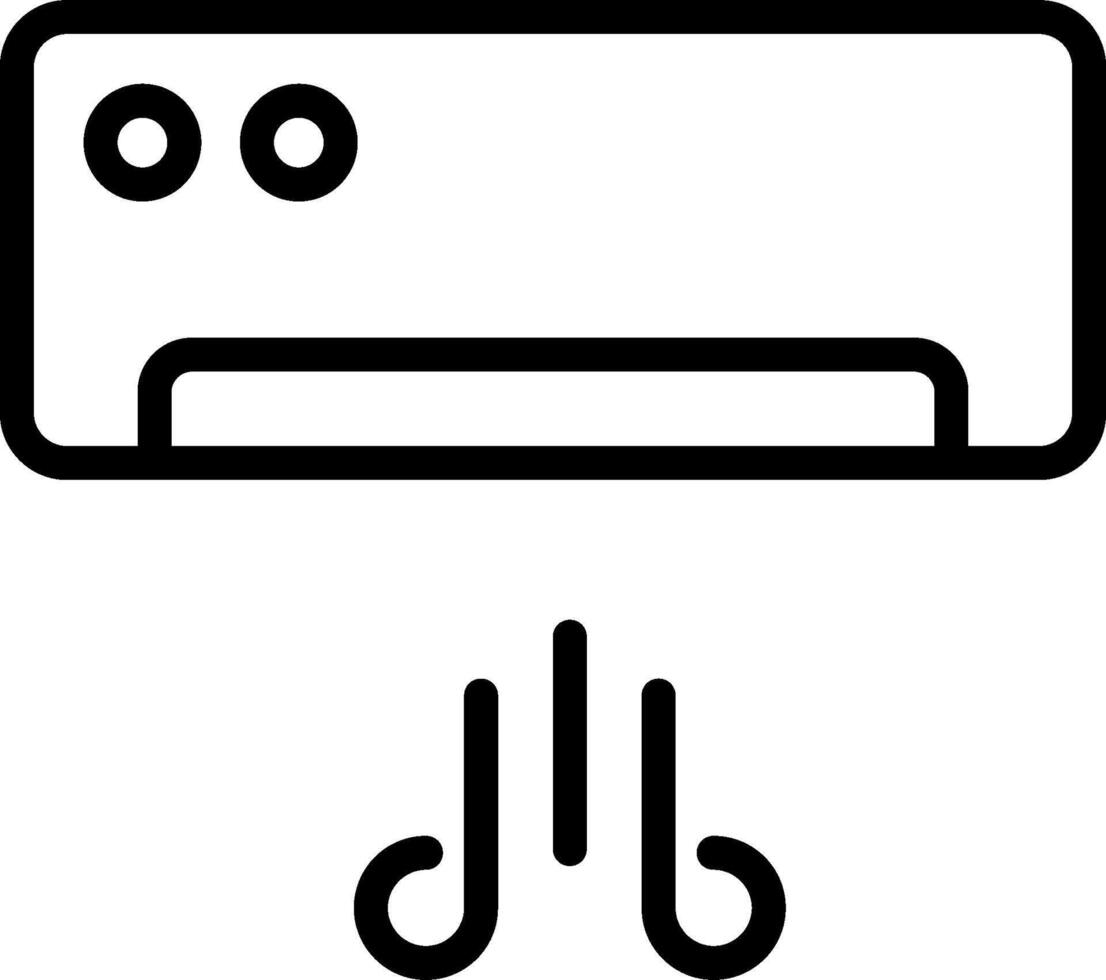 Air conditioner icon vector