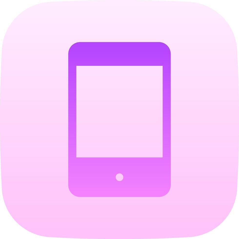 An iphone with a purple background vector