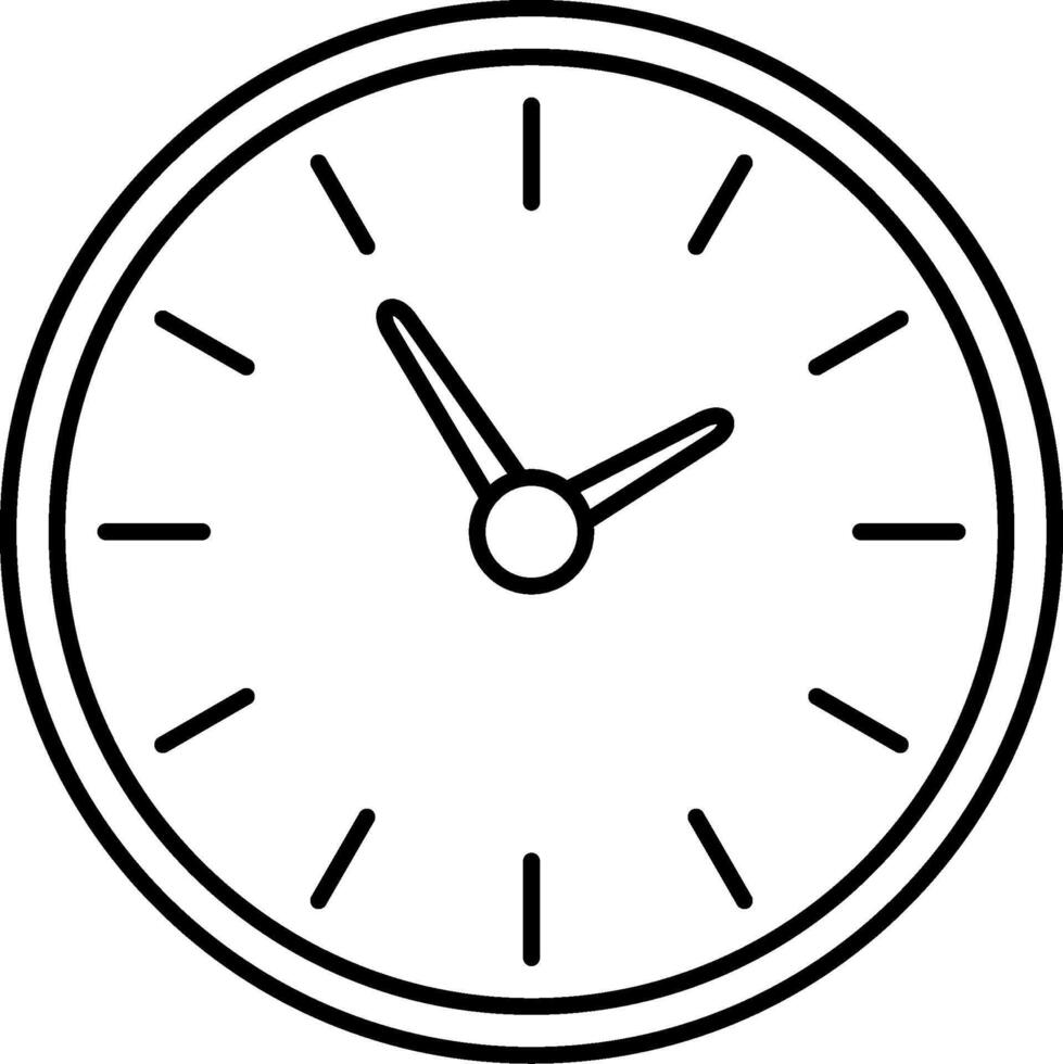 Clock icon clipart vector
