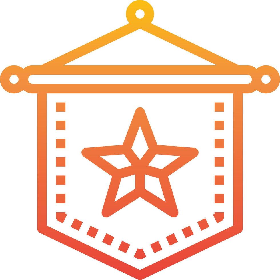 A star in a shield with a star on it vector
