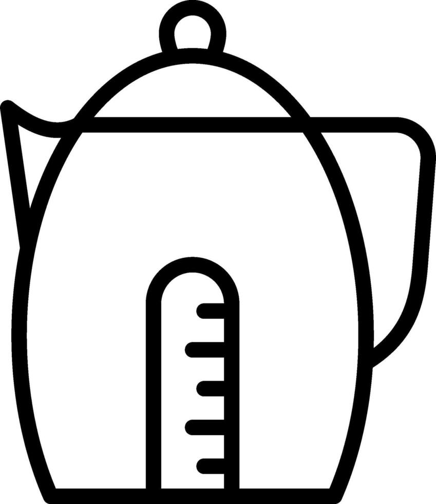Tea kettle icon vector