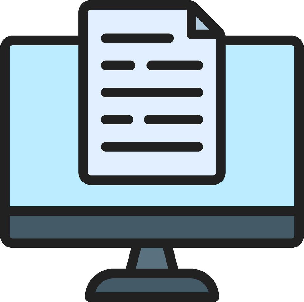 Document illustration design vector