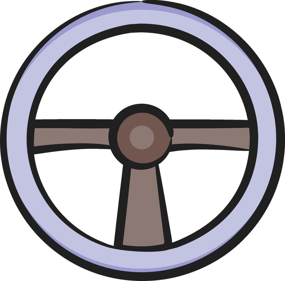 Car steering wheel clip art vector