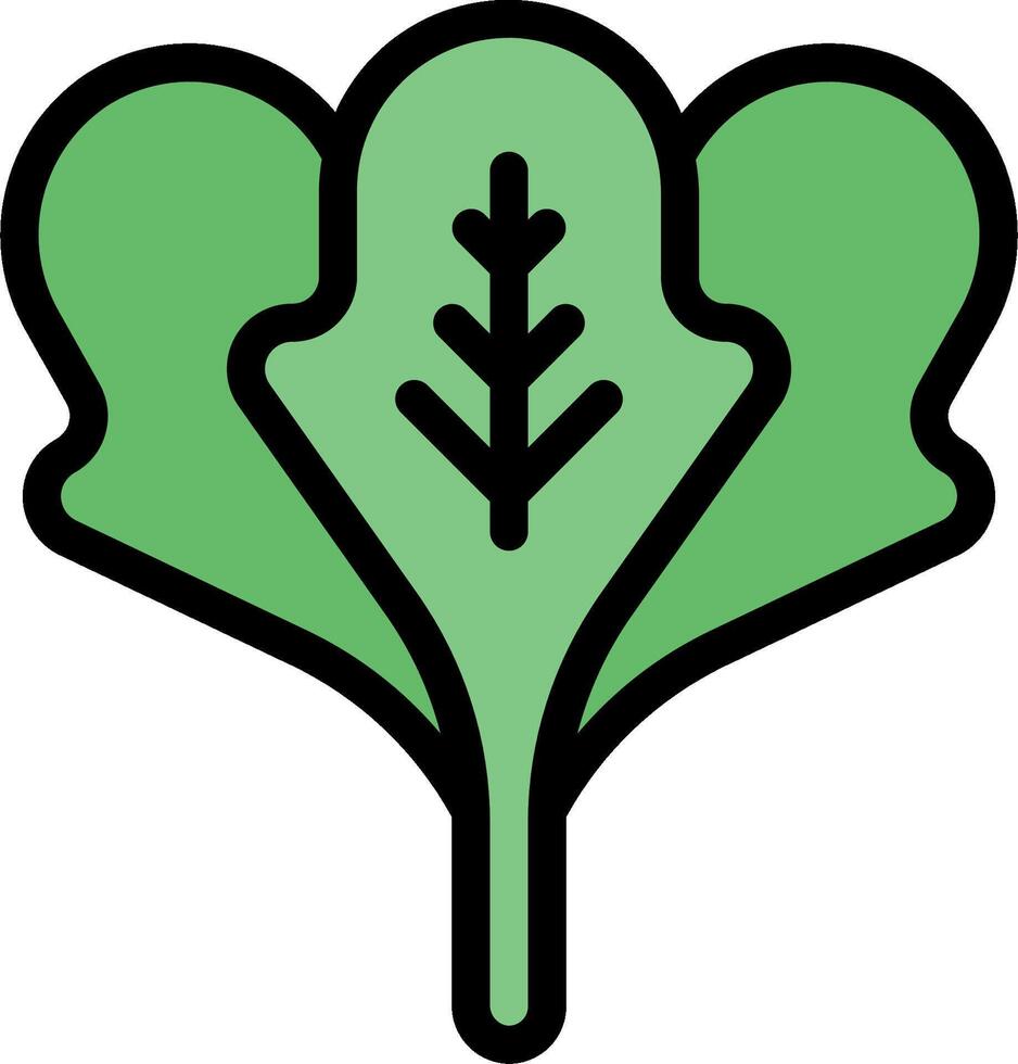 A green leaf icon on a white background vector