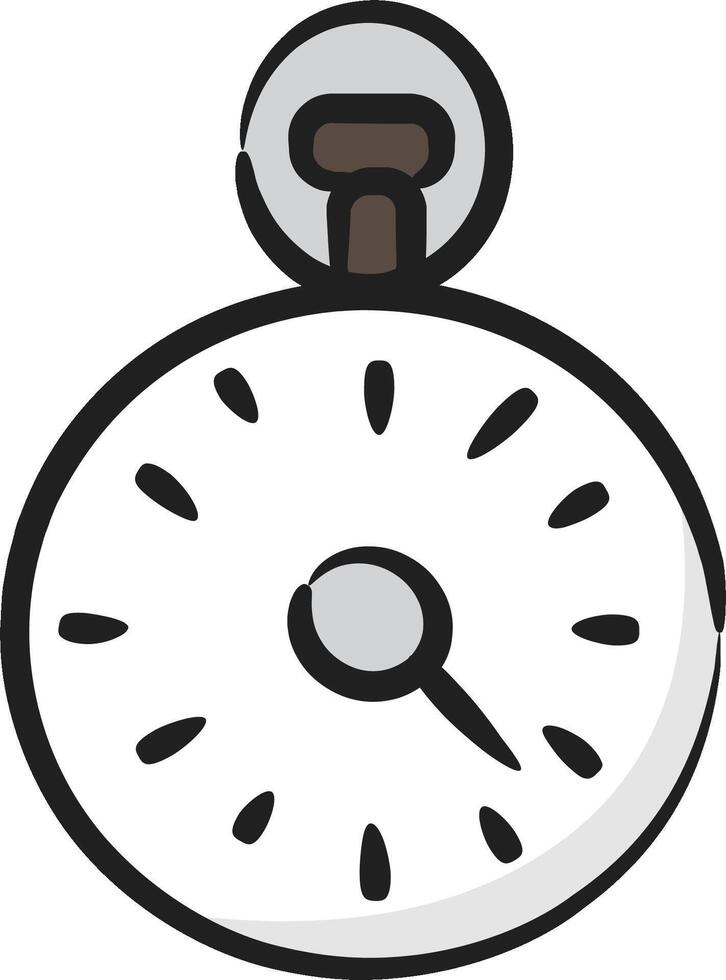 A stopwatch icon on a white background vector