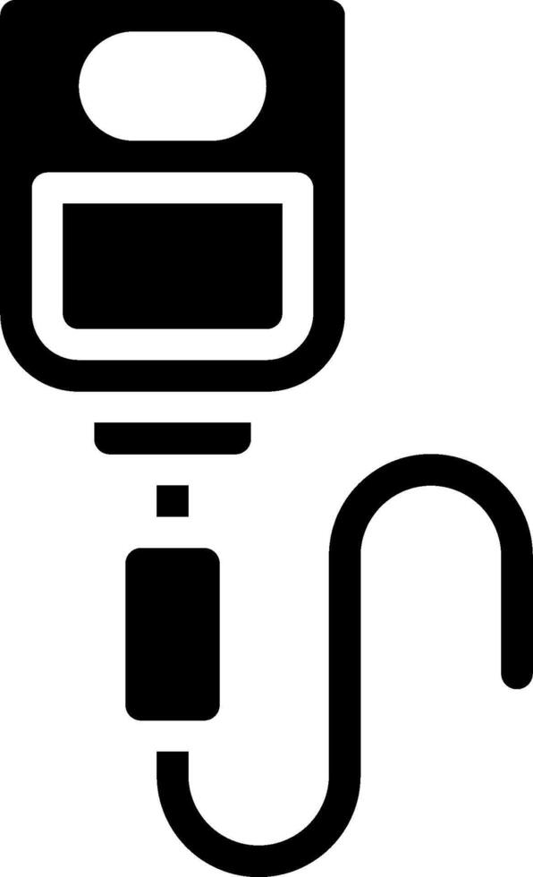 A black and white image of a water pump vector