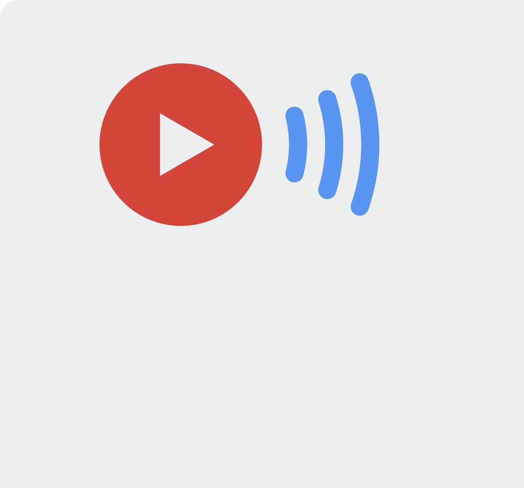 A player icon with a blue circle and a red circle vector