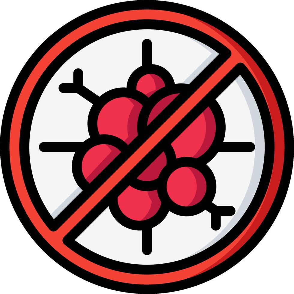 A no cell phone sign with a red circle and a red line vector