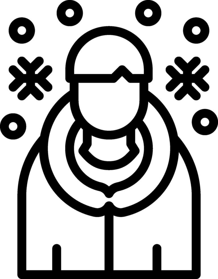Winter icon illustration vector