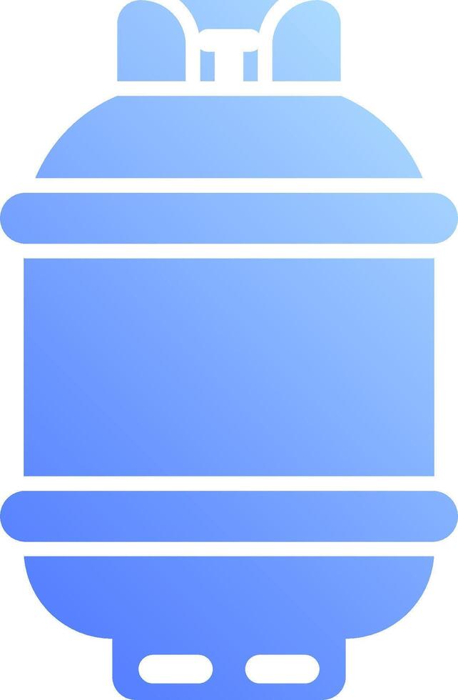 A gas cylinder icon on a white background vector