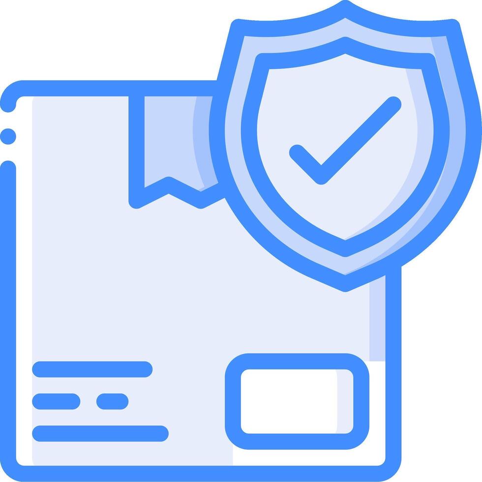 A shield and a check mark on a document vector