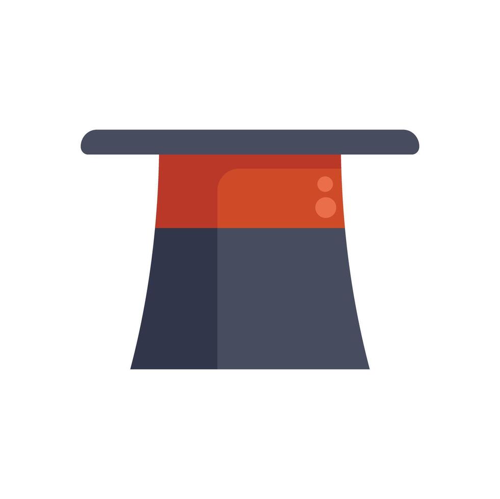 Classic magician top hat waiting for rabbit illustration vector