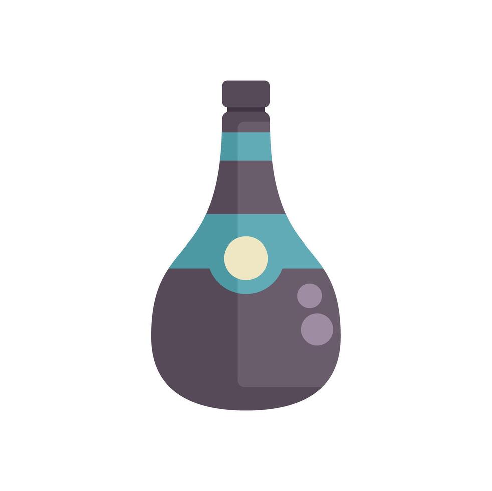 Champagne bottle celebrating special occasion with festive beverage vector