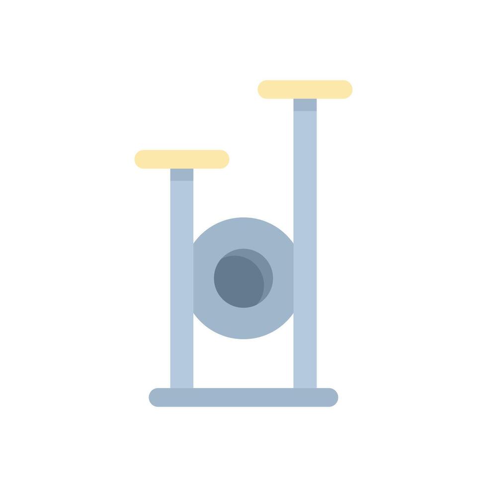 Cat tree with scratching post and platforms providing endless entertainment vector
