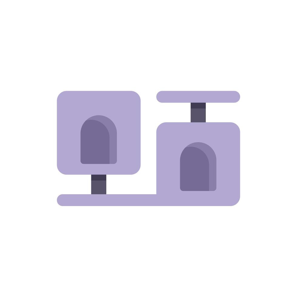 Cat tree with scratching posts providing endless entertainment for feline friends vector