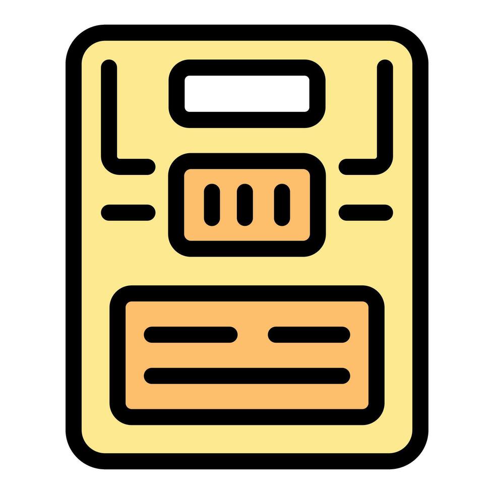 Yellow walkie talkie radio for communication is connecting people vector