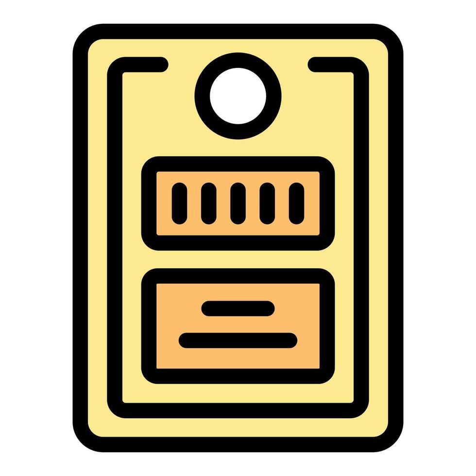 Electricity meter icon showing power consumption measurement vector