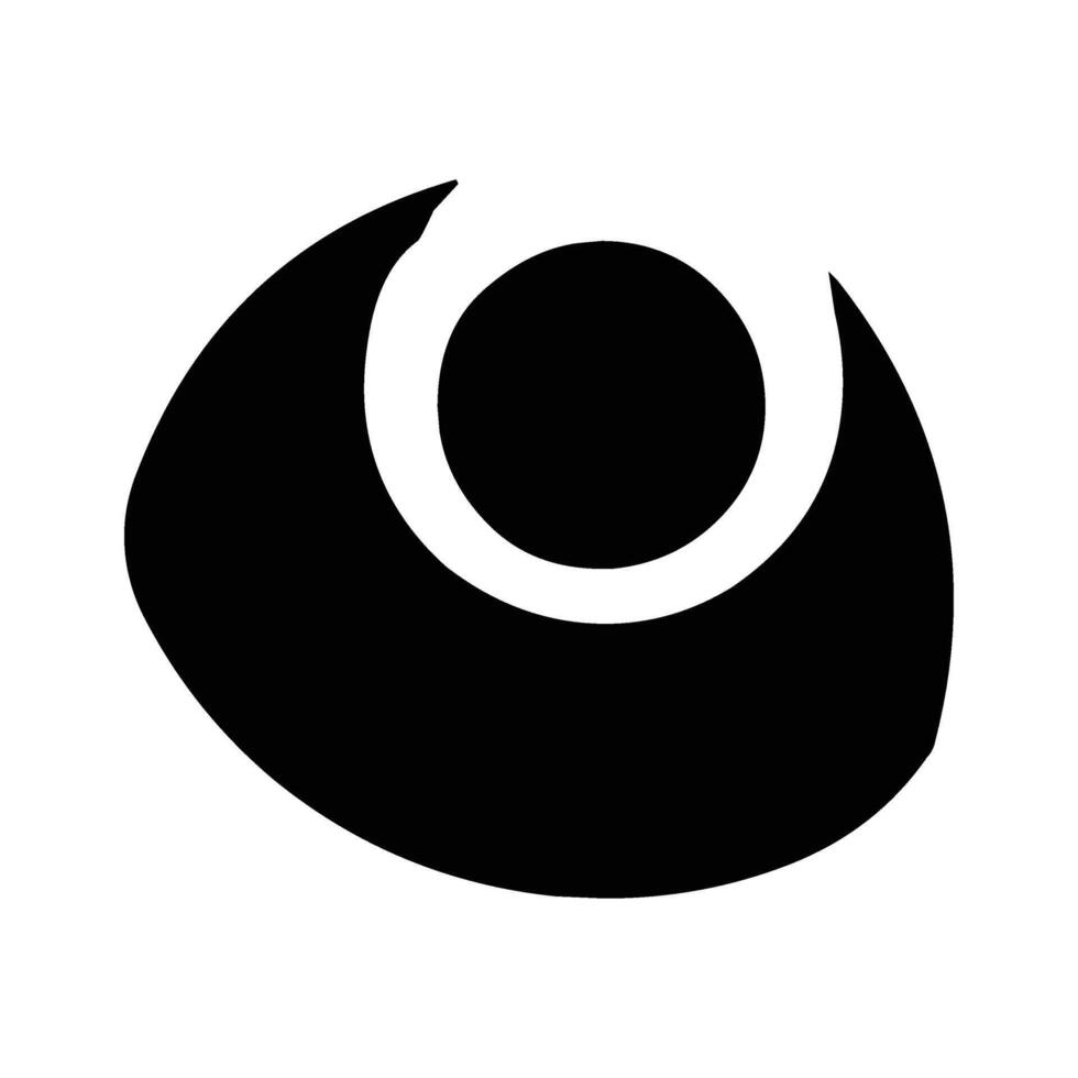 Aesthetic Bold Bengali Alphabet Chandrabindu Set vector