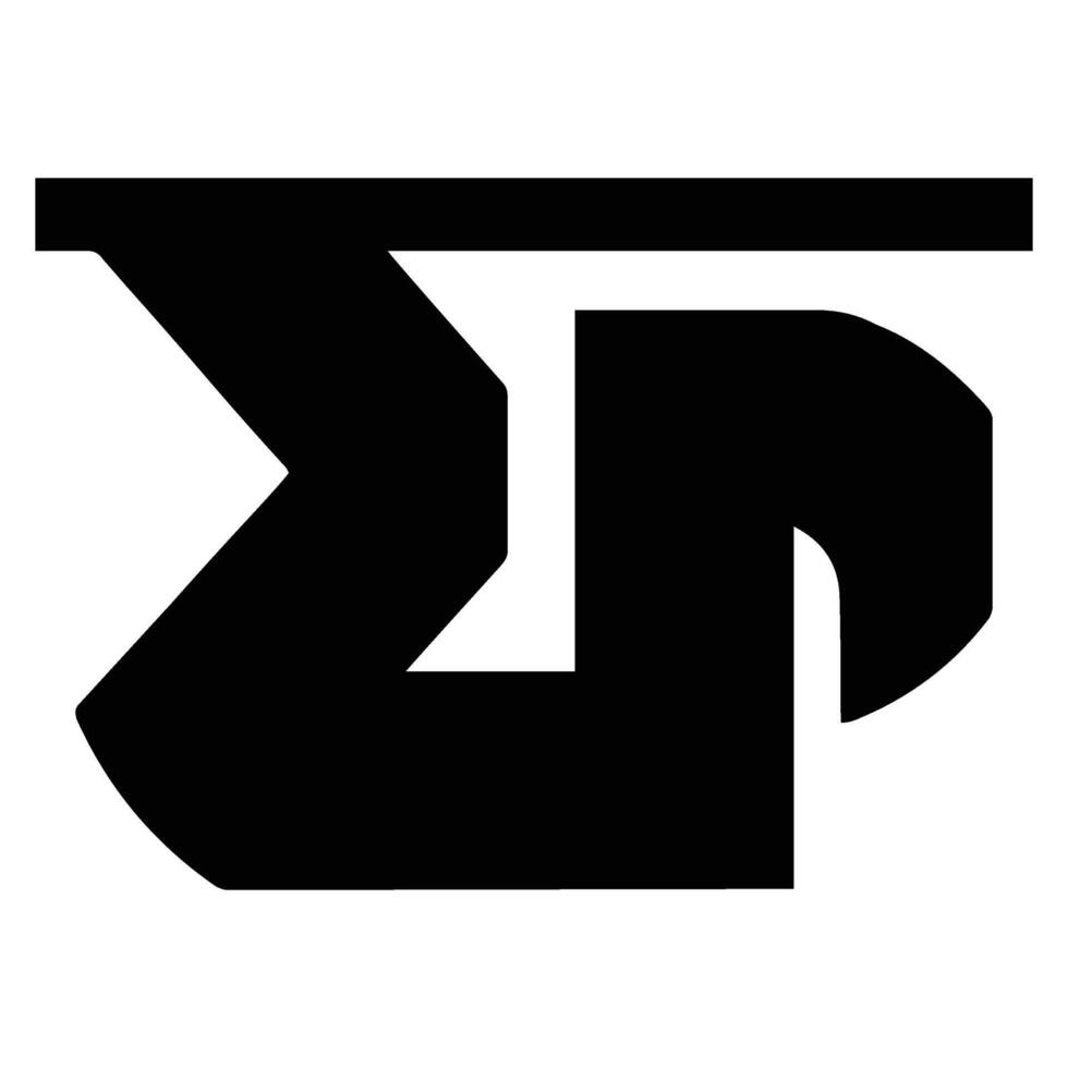 Aesthetic Bold Bengali Alphabet Fa Set vector