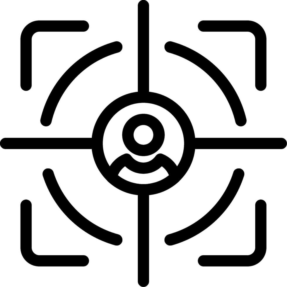 Goal Line Icon vector