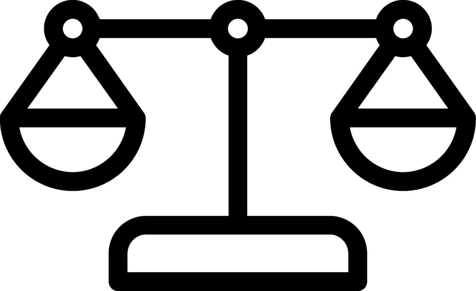 Scale Line Icon vector