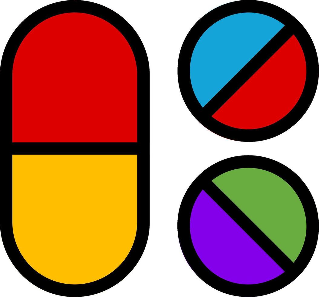 Drugs Line Icon vector